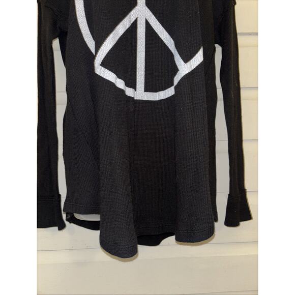 Show Me Your Mumu Mellow Waffle Long Sleeve Pullover Top Size M - Picture 5 of 8